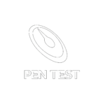 Pen test cert logo white