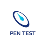 Pen test cert logo white