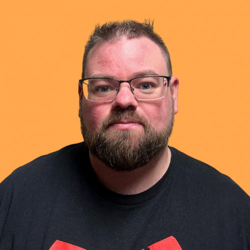 Orange and blue Headshots